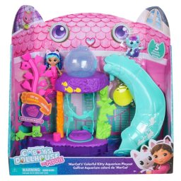 Spin Master - Gabbys Dollhouse, Mer-Cats Colorful Kitty Aquarium