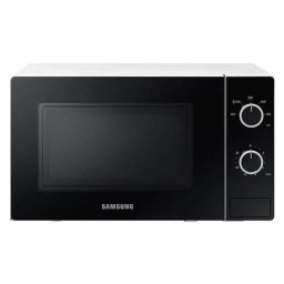 Cuptor cu microunde Samsung MS20A3010AH/BA, 20 L, 700 W, 5 trepte de putere, control mecanic, functie decongelare, temporizator, iluminare LED, Alb-Negru