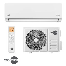 Aparat de aer conditionat cu invertor TechPoint NPT 18 X-PRO NORDIC, 18.000 BTU, 33 m², A++, Wi-Fi, R-32, Golden Fin, Alb