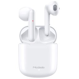 Teana Series TWS True Wireless Bluetooth cu Carcasa Incarcare, Waterproof, White