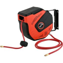 Furtun aer cu tambur automat 20 m presiune 20 bar racord 1/4 interior 8mm