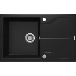 ANDANTE 1-bowl granite sink with drainer