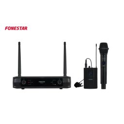 Microfon Microfon de mana + lavaliera Wireless Fonestar SONAIR-2MP