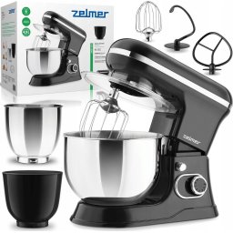 Robot de bucatarie ZKR 1355, 1200 W, 6 viteze, Negru