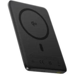Baterie externa BASEUS PicoGo AM41 Ultra-Slim Magnetic, 10000 mAh, 1x USB-C, 27 W, Qi2, Black