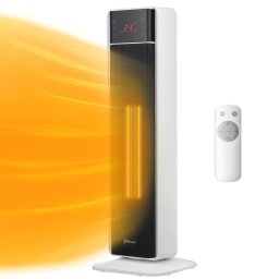 RESIGILAT - Aeroterma ceramica STARCREST SCH-T30BK, 2000W, Control digital, Functie de oscilare, Telecomanda, Functie ventilator, Temporizator, Siguranta anti cadere, Protectie supraincalzire