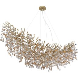 Globo 64138H4G - Candelabru suspendat pe cablu QUEENA 16xE14/40W/230V, finisaj auriu