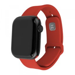 Curea Fixed Silicone Sporty pentru Apple Watch 49mm / 46mm / 45mm / 44mm / 42mm Series, Rosie