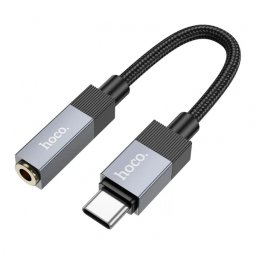 Adaptor Audio USB-C - 3.5mm HOCO UPA32C, Negru