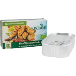 Midii Bio in Sos Marinade, Fontaine, 120 g