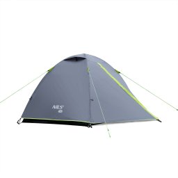 Cort camping 3 persoane Nils Camp Explorer NC6004, gri închis