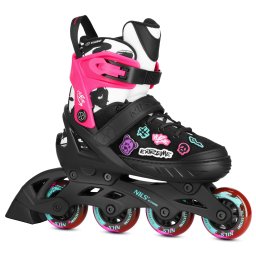 Role reglabile pentru copii NILS Extreme Vibe NA2053A, roz