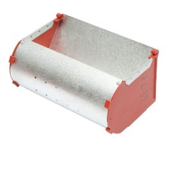 Hranitoare metalica pentru iepuri 20x9x13 cm, practica si rezistenta