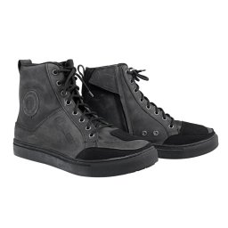 Ghete moto W-TEC Sevendee din piele vintage cu protectii si fermoar lateral