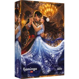 Puzzle Trefl Flamingo Romanticism, 600 piese, multicolor, 10+ ani