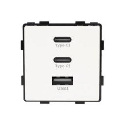 Modul Priza Fast Charge 65W - USB-A + 2 x USB-C LUXION SmartElectro IntelligentHouse