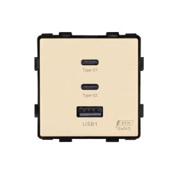 Modul Priza Fast Charge 65W - USB-A + 2 x USB-C LUXION SmartElectro IntelligentHouse