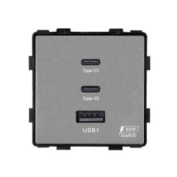 Modul Priza Fast Charge 65W - USB-A + 2 x USB-C LUXION SmartElectro IntelligentHouse