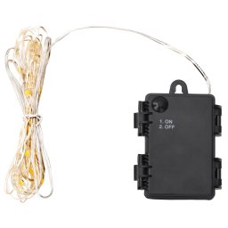 Instalatie de lumini LED cu 15 LED-uri si ventilator, 150 cm GartenMobel Dekor