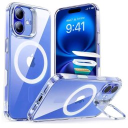 Husa ESR Apple iPhone 16 Classic Hybrid Kickstand Slide Transparent