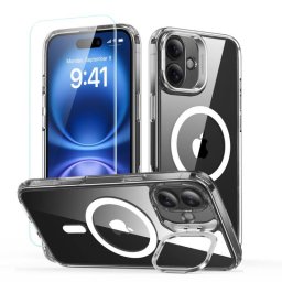 Husa ESR Apple iPhone 16 Classic Hybrid Kickstand with Screen Protector Transparent