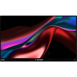 Monitor Portabil VERBATIM 32088, Touchscreen, 14" Full HD, 6ms, 60Hz, Negru