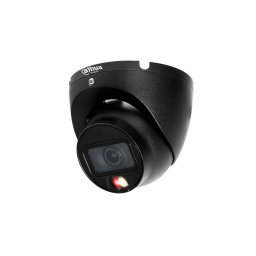 Camera IP exterior Dahua Entry, 6MP, Smart Dual Light IR 30m si lumina calda 30m, lentila 2.8mm, microfon, PoE, IP67, IPC-HDW1639T-A-IL-0280B-S6-BK