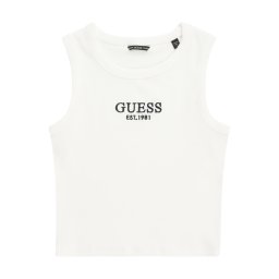 GUESS Top negru / alb