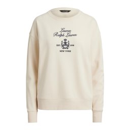 Lauren Ralph Lauren Bluză de molton crem / bleumarin