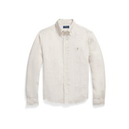 Polo Ralph Lauren Cămașă maro cămilă / alb