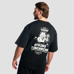 GymBeam Tricou Boxy Shaker Black XXL