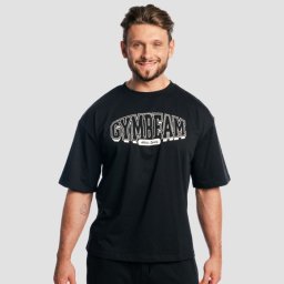 GymBeam Tricou Boxy Athletic Society Black M