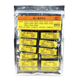 Set garnituri grosime 0,7mm O-RING 16mm-30mm - 750 bucati