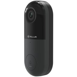 Video interfon Tellur, 1080P, WiFi, Negru TLL331251