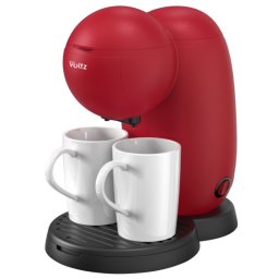 Cafetiera electrica Oliver Voltz OV51170G, 450 W, 300 ml, 2 cesti din ceramica, Rosu