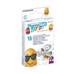 Pharmadoct plasturi pentru copii Tattoo Emoticon x 16 buc.