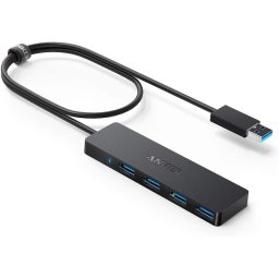 Hub Anker UltraSlim A7516016 | 4x USB 3.0, Negru