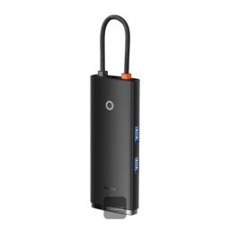 HUB Baseus Lite WKQX050101 | 6 Porturi, 2xUSB, USB-C, HDMI, PD, SD/MicroSD