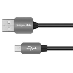 Cablu USB Kruger Matz KM0331 | Micro USB, 1.8m