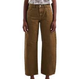TOPSHOP Jeans Tsbarrel Khaki Jean 31002144 BS000044 dark green denim