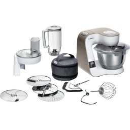 Robot de bucătărie cu cântar MUM5XW20 MUM 5 Seria 4, Alb/Champagne