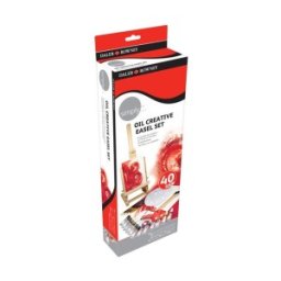 Set culori de ulei si sevalet Simply Daler Rowney