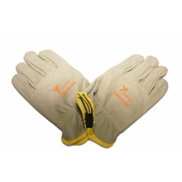 Palmari din piele completa cu elastic, Micul Fermier, set 12 perechi