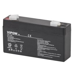 Acumulator stationar AGM VRLA 6V 1.3Ah Vipow pentru UPS si sisteme de alarma