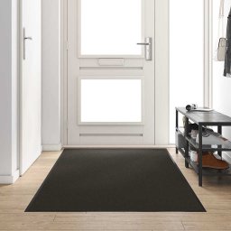 Covoras de intrare Negru 120 x 250 cm 100% Poliamida GartenMobel Dekor
