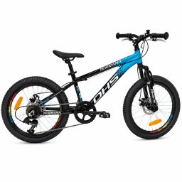 Bicicleta copii DHS Terrana 20 inch, aluminiu, albastru-negru