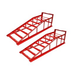 Set 2 rampe auto metalice pentru service, 1T, 940x345x270 mm