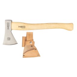 Toporisca bushcraft NEO Tools 400 g cu teaca din piele