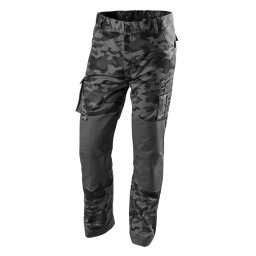 Pantaloni de lucru Camo Urban NEO Tools, marimea L, elastici si rezistenti