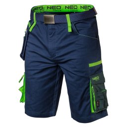 Pantaloni scurti de lucru Premium NEO, elastici, cu buzunare multiple, XXL